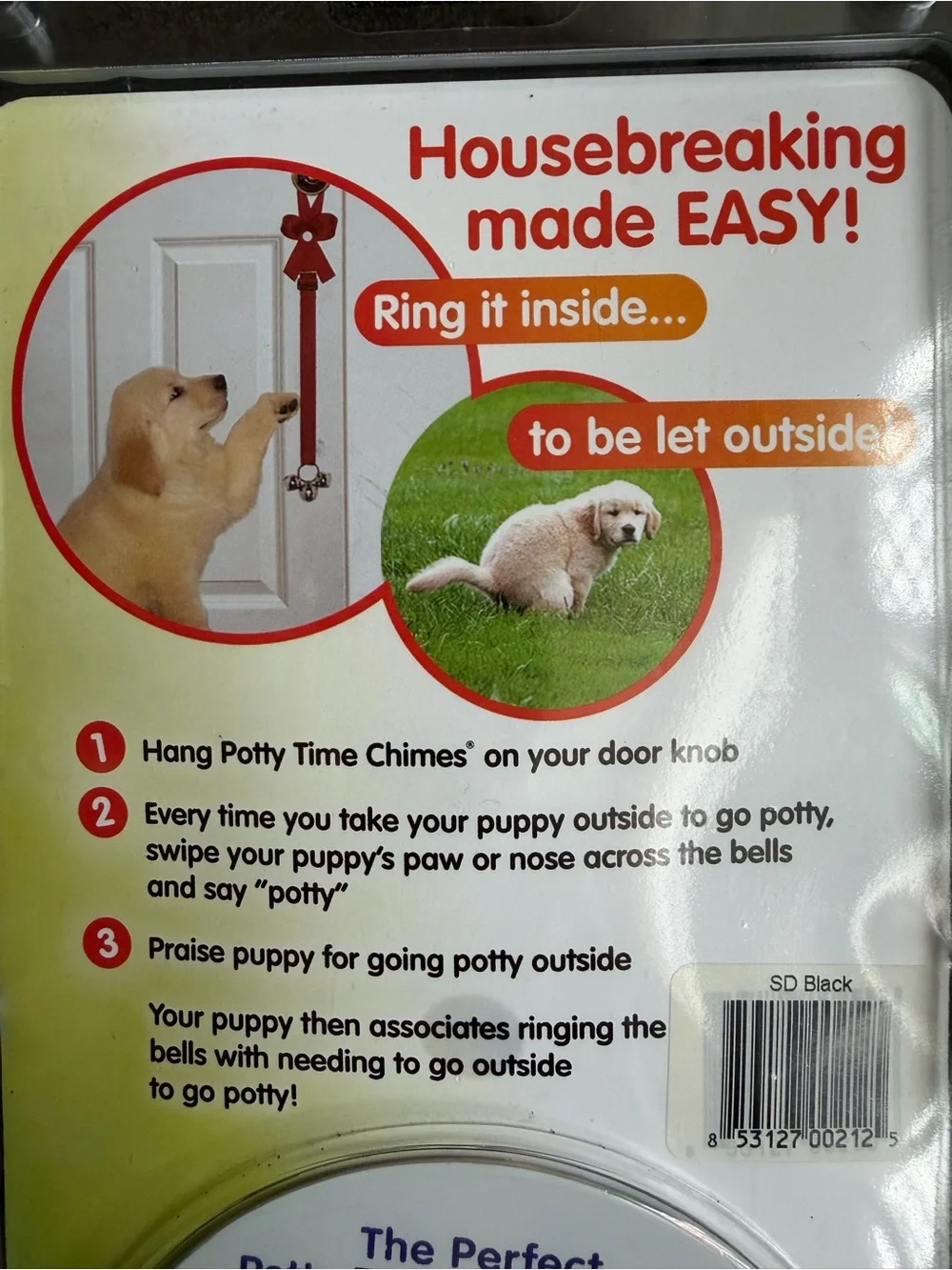 Dog Doorbell - Black